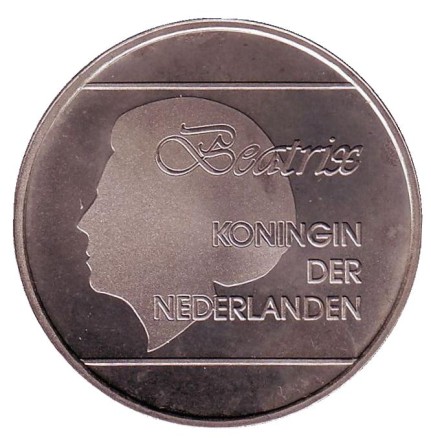 Монета 2,5 флорина. 1987 год, Аруба. Монета 2,5 флорина. 1987 год, Аруба.