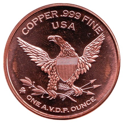 Гигантский короткомордый медведь. "Ледниковый период". Монетовидный жетон. Унция меди 999. США.  Гигантский короткомордый медведь. "Ледниковый период". Монетовидный жетон. Унция меди 999. США.