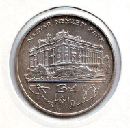 Монета 200 форинтов. 1993 год, Венгрия. Здание Национального банка. Монета 200 форинтов. 1993 год, Венгрия. Здание Национального банка.