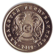 Монета 1 тенге, 2012 год, Казахстан. Монета 1 тенге, 2012 год, Казахстан.