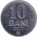 Монета 10 бани. 2021 год, Молдавия. Монета 10 бани. 2021 год, Молдавия.