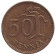 Монета 50 пенни. 1979 год, Финляндия.