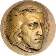 125 лет со дня рождения Ф. Шопена. ЛМД. Памятная медаль. 1975 год, СССР. 125 лет со дня рождения Ф. Шопена. ЛМД. Памятная медаль. 1975 год, СССР.