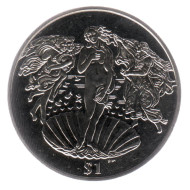 Монета 1 доллар. 2010 год, Британские Виргинские острова. Рождение Венеры. Монета 1 доллар. 2010 год, Британские Виргинские острова. Рождение Венеры.