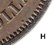 Монета 1 доллар. 1960 год, Гонконг. (H)