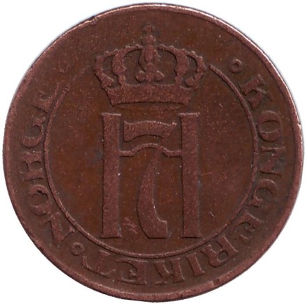 Монета 1 эре. 1923 год, Норвегия. Монета 1 эре. 1923 год, Норвегия.