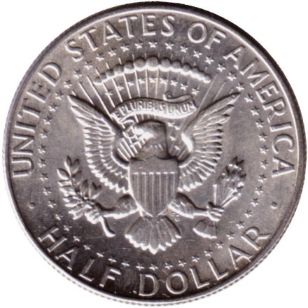 Монета 50 центов. 1968 (D) год, США. Джон Кеннеди. Монета 50 центов. 1968 (D) год, США. Джон Кеннеди.