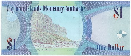 Банкнота 1 доллар. 2014 год, Каймановы острова. Банкнота 1 доллар. 2014 год, Каймановы острова.