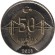Монета 50 курушей. 2023 год, Турция.