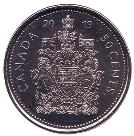 Монета 50 центов. 2019 год, Канада.