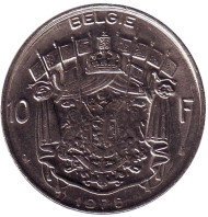 Монета 10 франков. 1978 год, Бельгия. (Belgie) Монета 10 франков. 1978 год, Бельгия. (Belgie)