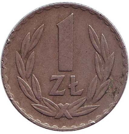Монета 1 злотый. 1949 год, Польша. (медь, никель)