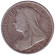 Монета 1/2 кроны. 1898 год, Великобритания. Монета 1/2 кроны. 1898 год, Великобритания.