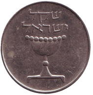Монета 1 шекель. 1984 год, Израиль. Чаша. Монета 1 шекель. 1984 год, Израиль. Чаша.