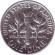 Монета 10 центов. 1953 год, США. Монетный двор D. Рузвельт. Монета 10 центов. 1953 год, США. Монетный двор D. Рузвельт.