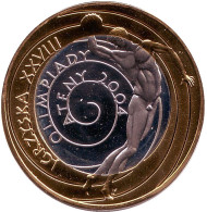 Монета 10 злотых. 2004 год, Польша. XXVIII Олимпийские игры в Афинах. Монета 10 злотых. 2004 год, Польша. XXVIII Олимпийские игры в Афинах.
