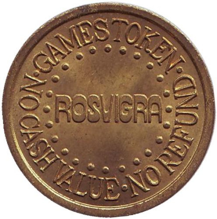 Игровой жетон "Rosvigra". Лист.