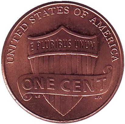 Монета 1 цент. 2010 год (P), США.