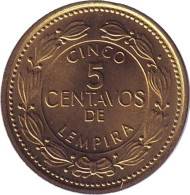 Монета 5 сентаво. 1999 год, Гондурас. Монета 5 сентаво. 1999 год, Гондурас.