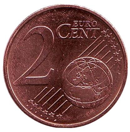 Монета 2 цента. 2006 год, Греция. Монета 2 цента. 2006 год, Греция.