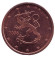 Монета 2 цента, 2006 год, Финляндия.