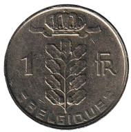 Монета 1 франк. 1980 год, Бельгия. (Belgique) Монета 1 франк. 1980 год, Бельгия. (Belgique)