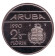 Монета 2,5 флорина. 1990 год, Аруба.