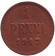 Монета 1 пенни. 1917 год, Финляндия в составе Российской Империи.