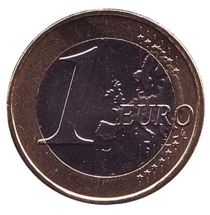Монета 1 евро. 2013 год, Кипр.
