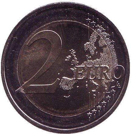 Берлин. Федеральные земли Германии. Набор из 5 монет разных монетных дворов. 2 евро. 2018 год, Германия.