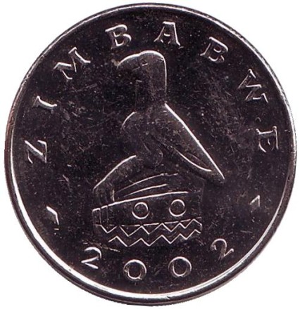 Монета 20 центов. 2002 год, Зимбабве. Мост Бэтченоу. Монета 20 центов. 2002 год, Зимбабве. Мост Бэтченоу.