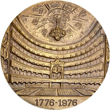 200 лет Большому театру. ММД. Памятная медаль. 1976 год, СССР. 200 лет Большому театру. ММД. Памятная медаль. 1976 год, СССР.