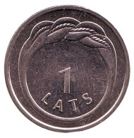 Монета 1 лат, 2009 год, Латвия. Кольцо Намейса. Монета 1 лат, 2009 год, Латвия. Кольцо Намейса.