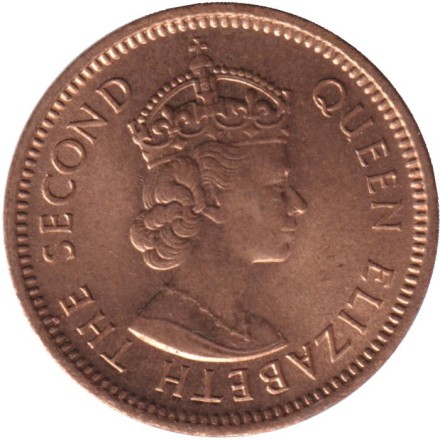 Монета 1 цент. 1969 год, Маврикий. Монета 1 цент. 1969 год, Маврикий.