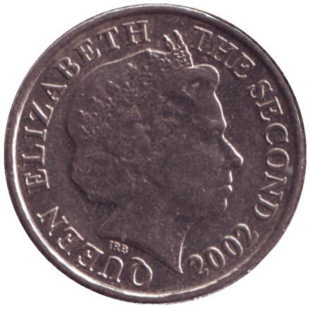 Монета 5 пенсов. 2002 год, Джерси. Башня Сеймура в Гровилле. Монета 5 пенсов. 2002 год, Джерси. Башня Сеймура в Гровилле.