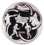 Монета 100 тенге. 2007 год, Казахстан. Пятиборье. Олимпийские игры 2008 года. Монета 100 тенге. 2007 год, Казахстан. Пятиборье. Олимпийские игры 2008 года.