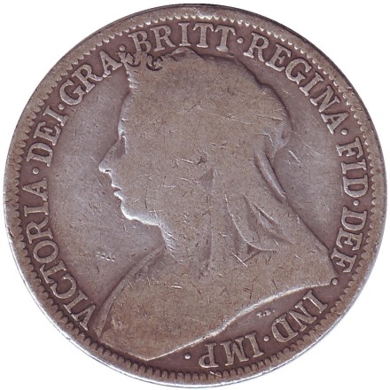 Монета 1 флорин (2 шиллинга). 1896 год, Великобритания. Монета 1 флорин (2 шиллинга). 1896 год, Великобритания.