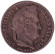 Монета 1/4 франка. 1834 год (W), Франция. Луи-Филипп I.