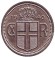 Монета 25 аураров. 1940 год, Исландия.