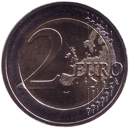 Монета 2 евро. 2018 год, Германия. 100 лет со дня рождения Гельмута Шмидта. Монета 2 евро. 2018 год, Германия. 100 лет со дня рождения Гельмута Шмидта.