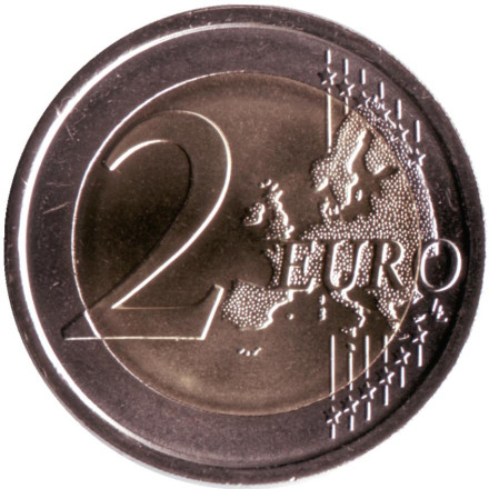 Монета 2 евро. 2021 год, Сан-Марино. Монета 2 евро. 2021 год, Сан-Марино.