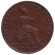 Монета 1 фартинг. 1842 год, Великобритания. Монета 1 фартинг. 1842 год, Великобритания.