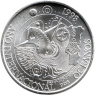 Международный год океанов на Экспо'98 (Expo 1998). 1000 эскудо, 1998 год, Португалия. Международный год океанов на Экспо'98 (Expo 1998). 1000 эскудо, 1998 год, Португалия.