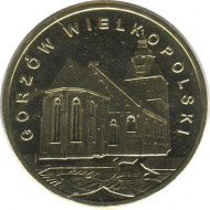 Монета 2 злотых, 2007 год, Польша. Гожув-Велькопольский.