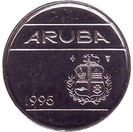Монета 5 центов. 1995 год, Аруба. Монета 5 центов. 1995 год, Аруба.