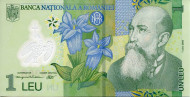 Банкнота 1 лей. 2005 год, Румыния. Николае Йорга. Банкнота 1 лей. 2005 год, Румыния. Николае Йорга.