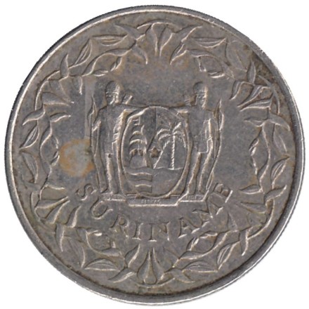 Монета 100 центов. 2012 год, Суринам. 