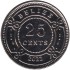 Монета 25 центов. 2022 год, Белиз.