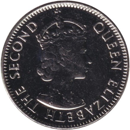 Монета 25 центов. 2022 год, Белиз. Монета 25 центов. 2022 год, Белиз.