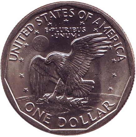 Монета 1 доллар, 1981 год, США. Монетный двор S. Сьюзен Энтони. Монета 1 доллар, 1981 год, США. Монетный двор S. Сьюзен Энтони.